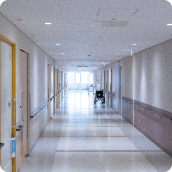 interior painting inside of hospital