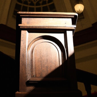 church pulpit