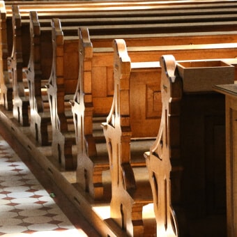 seating area inside of church