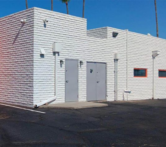 back side of Paradise Valley Dermatology building with a fresh repaint