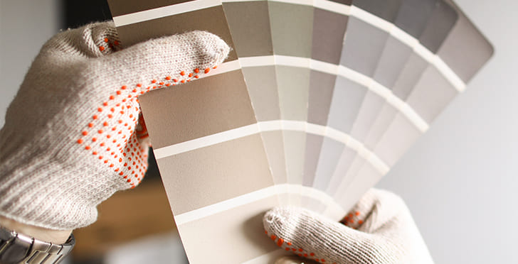 paint swatches of kitchen cabinet colors